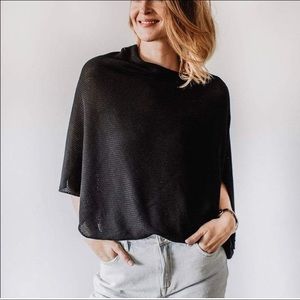 We are Amma black cocoon nursing cover